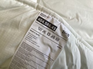 Edredón IKEA Blanco 135/150cm-150/200cm