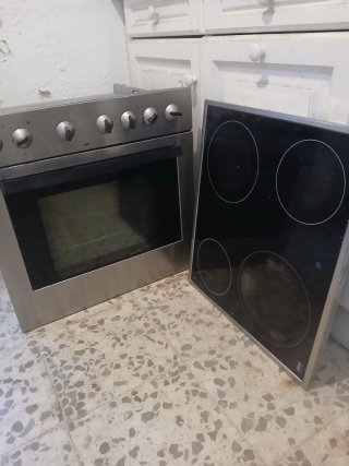 Horno y Placa Vitrocerámica Zanussi