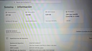 Portátil Dell Pro 15 PV15250 Negro