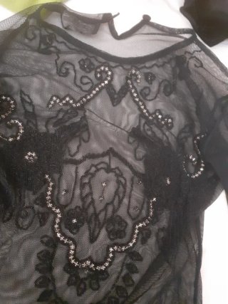 Blusa Yera Talla 42 Encaje Negro mas 5 blusas lote