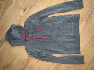 Sudadera Tenth gris y rosa