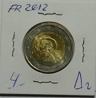 2€ Francia 2012 Abate Pierre S/C