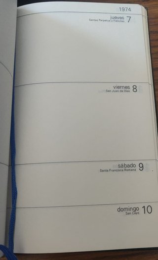 Agenda Textil 1974 Deusto Verde