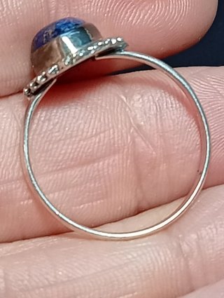 Anillo Plata Ley lapizlazuli