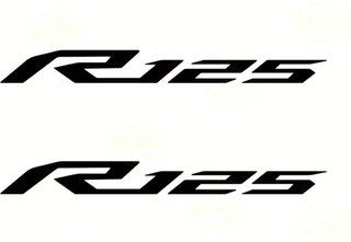 2 Pegatinas R125 Yamaha