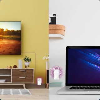 SIN ABRIR Kit WiFi Powerline 1000Mbps/WiFi 1200Mbp