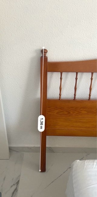 Cabecero madera maciza 135cm