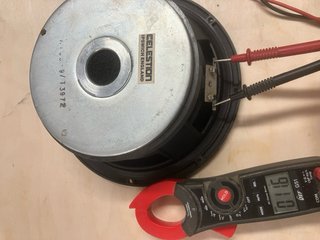 Altavoz Celestion Negro y Plateado