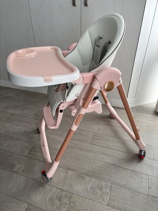 Trona Peg Perego Rosa y Blanca