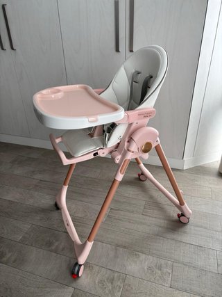 Trona Peg Perego Rosa y Blanca