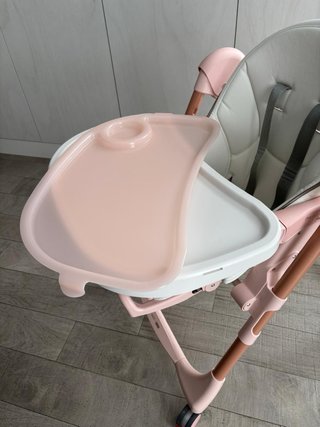Trona Peg Perego Rosa y Blanca
