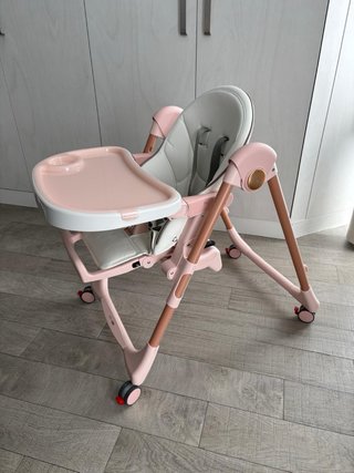 Trona Peg Perego Rosa y Blanca
