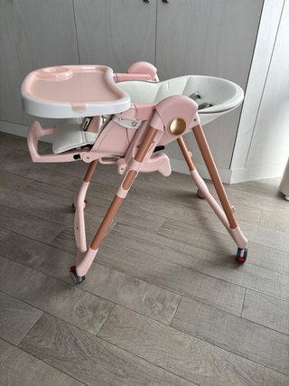 Trona Peg Perego Rosa y Blanca