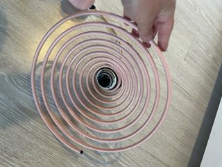 Lampadario Vintage Spirale Memphis Design