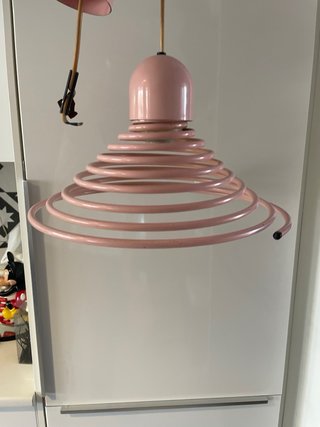 Lampadario Vintage Spirale Memphis Design