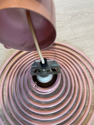 Lampadario Vintage Spirale Memphis Design