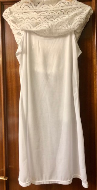 Vestido Túnica Ysabel Mora Blanco
