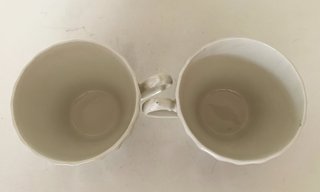 Set 2 Tazas y Platillos Porcelana Inglesa