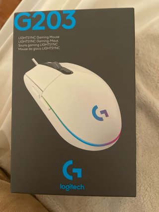 Ratón Gaming Logitech G G203 Cable