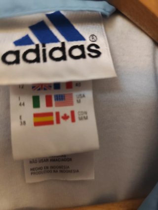 Chaqueta Adidas Mujer Azul y Gris
