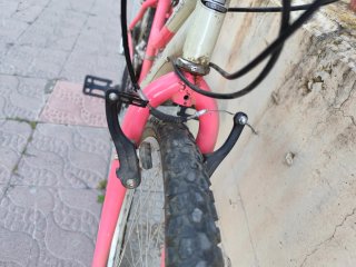 Bicicleta Longway TopSport Rosa y Blanca