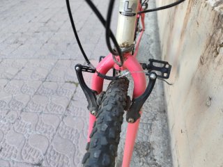 Bicicleta Longway TopSport Rosa y Blanca