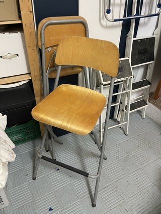 Taburete Ikea FRANKLIN Madera y Metal