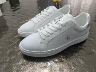 Calvin Klein Sneakers Bianche Argento Tg 39