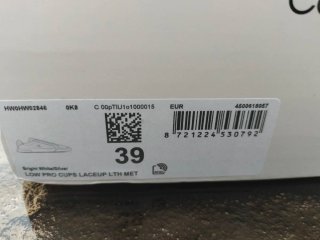 Calvin Klein Sneakers Bianche Argento Tg 39