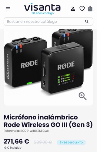Rode Wireless GO III Negro
