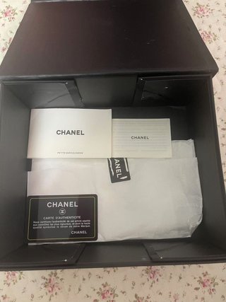 Borsa Chanel Bianca con Catena Dorata