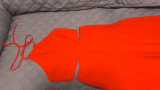 Mono pantalón rojo