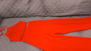 Mono pantalón rojo