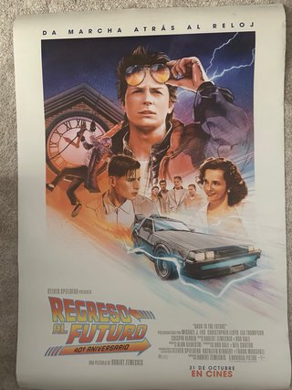 Afiche Regreso al Futuro 40 Aniversario