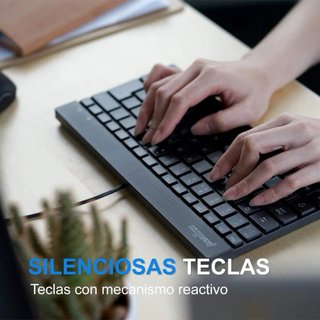 Teclado Mini Perixx Periboard-426 Cable USB