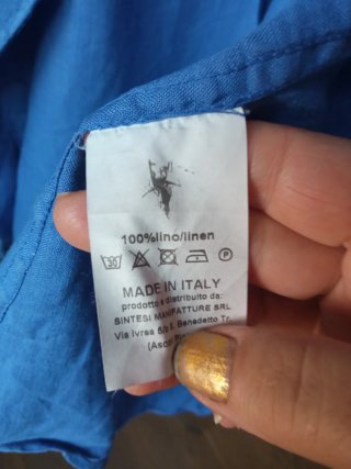 Camicia in lino Tipos