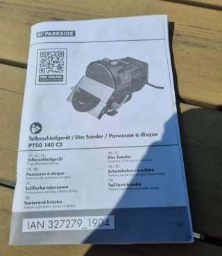 Lijadora circular Parkside PTSG 140 C2