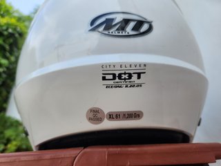 Casco MT City Eleven XL Jet con pantalla solar