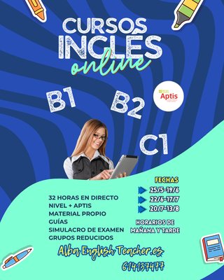 Clases inglés Cursos B1/B2/C1 inglés online Aptis