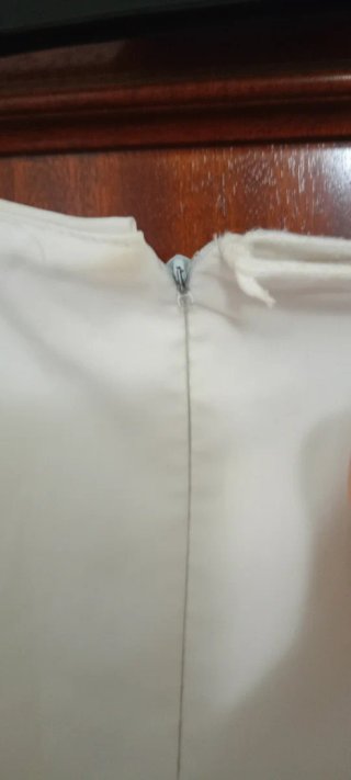 Falda Flamenca Blanca Talla 42
