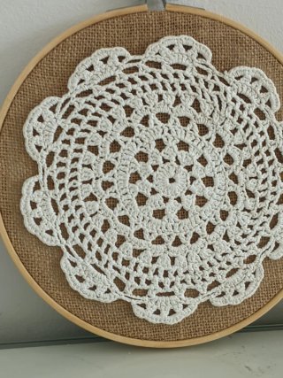 Quadri Decorativi all'Uncinetto (Set di 3)