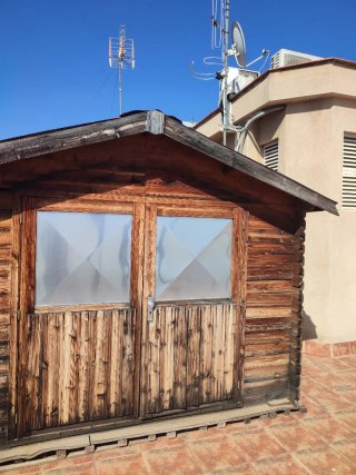 Caseta de madera de 3m×3m y grosor de 34mm