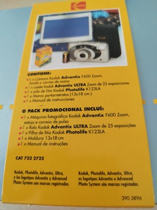 Kodak Advantix F600 Zoom Edición Limitada