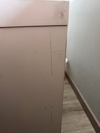 Escritorio blanco extensible