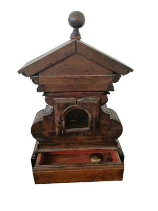 Reloj de sobremesa antiguo madera
