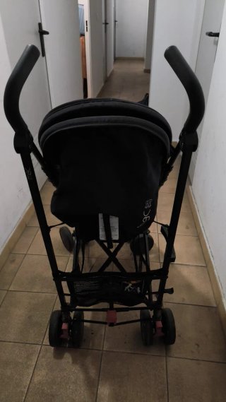 Silla de paseo Mac negra