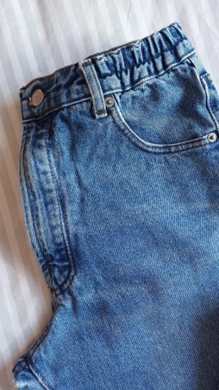 Jeans vintage tiro alto