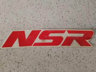Pegatina Honda NSR 75 f2 azul