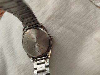 Reloj Casio Esfera Azul y Correa Plateada