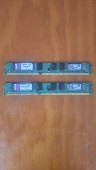 2x Módulos RAM Kingston 2GB DDR3